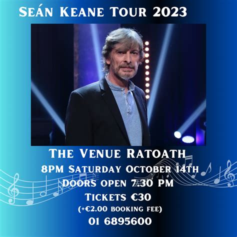 Seán Keane - Tour 2023 - The Venue Ratoath | SeanKeane