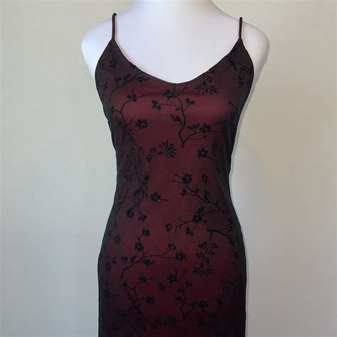 Y K Red And Black Prom Dress Vampy Goth Formal Depop