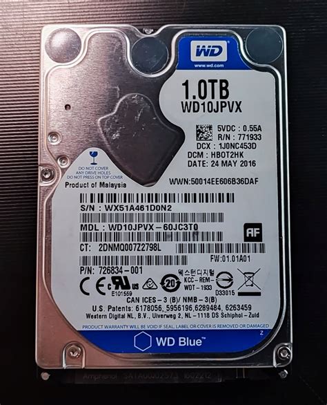 Dysk Twardy Western Digital WD10JPVX 1TB SATA III 12365857317