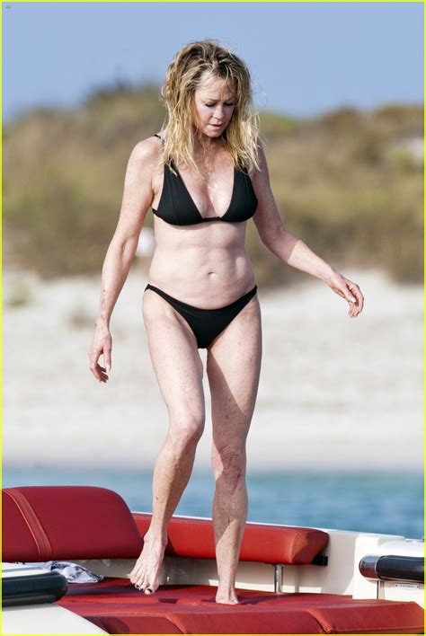 Melanie Griffith 61 Shows Off Her Toned Physique In A Bikini Photo