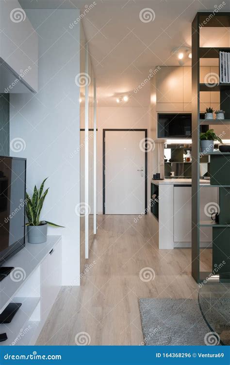 Modern Stylish Apartment Stock Photo Image Of Glass 164368296