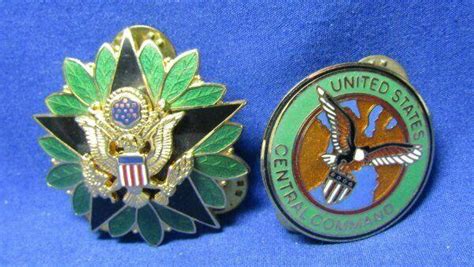 Vietnam War Army General Staff Identification And Central Command Badges Lot Of 2 1994014471