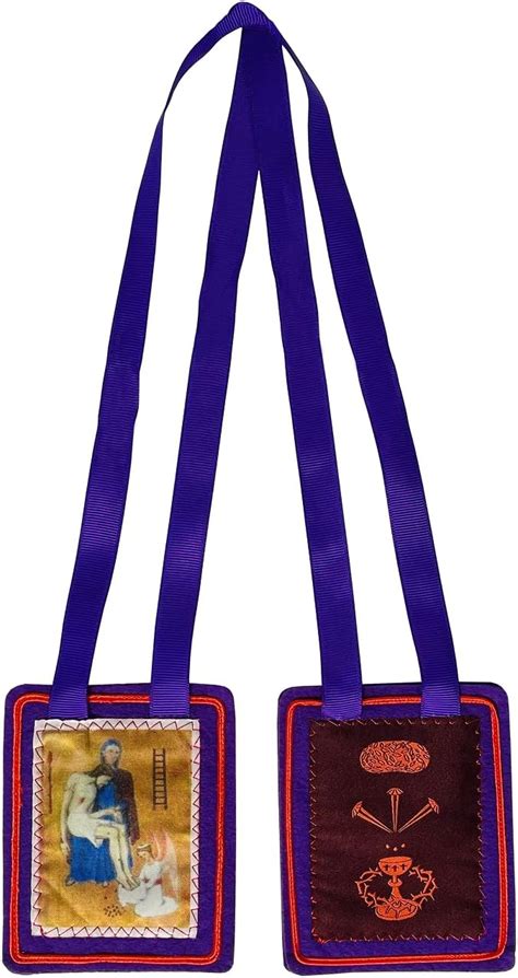 Purple Catholic Scapular Of Benediction And Bahrain Ubuy