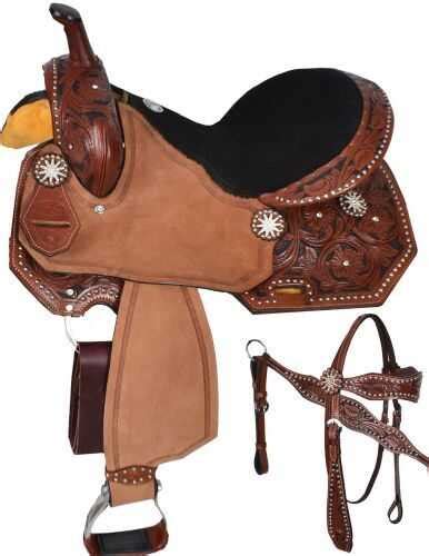 15 16 Double T Barrel Style Saddle Set Saddles Farm And Ranch Depot