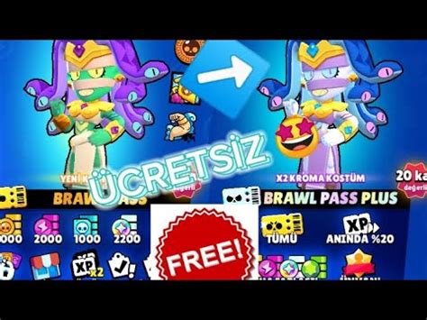 HER AY ÜCRETSİZ BRAWL PASS NASIL ALINIR BRAWL STARS DİKKATLİCE İZLE