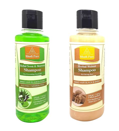 Buy Khadi Pure Neem Aloe Vera SLS Walnut Shampoo Hair Cleanser 210