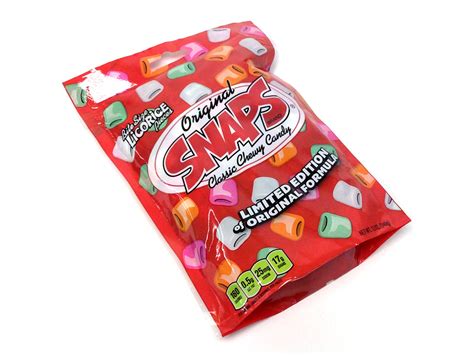 Licorice Snaps - 12 oz bag Limited Edition | OldTimeCandy.com