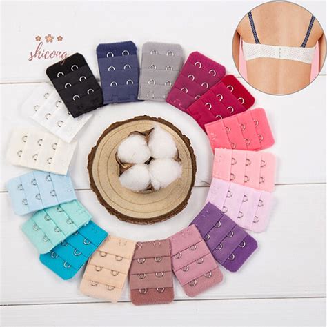 Shicong 5Pcs Woman Bra Extender Strap Extension 2 Hooks Bra Sets