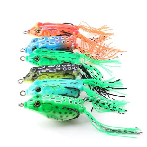 New Soft Frog Bait 6Pcs 5 5cm 13g Japan Plastic Fishing Lures Frog Lure