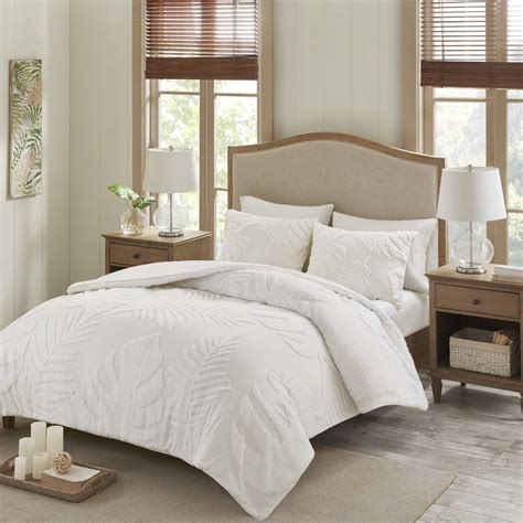 Madison Park Tufted Chenille 100 Cotton Duvet Modern Luxe All Season