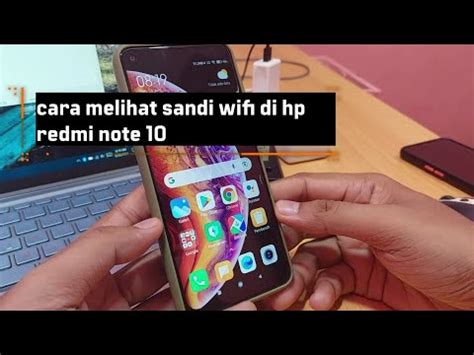 Cara Melihat Sandi Wifi Di Hp Redmi Note Youtube