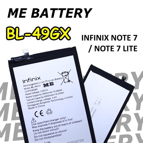 Jual Baterai Infinix Note X Lite X Note X Bl Gx