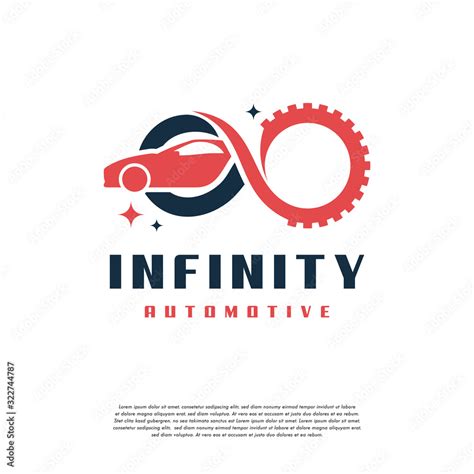 Infinity Automotive logo designs concept vector, Infinity and Car logo ...