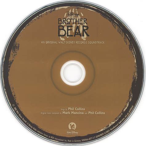 Car Tula Cd De Bso Hermano Oso Brother Bear Portada