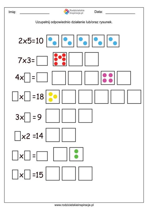 Tabliczka mnożenia do 30 do druku Karty pracy ćwiczenia i zadania do