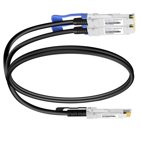 200G QSFP28 DD To 2x100G QSFP28 DAC 2 5m AscentOptics