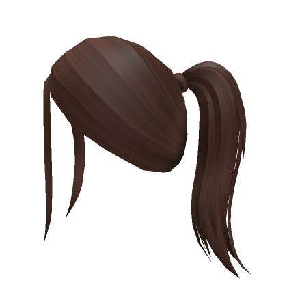 Brown Flowy Ponytail Roblox Item Rolimon S