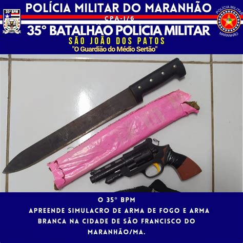 Bpm Recupera Apreende Simulacro De Arma De Fogo Na Cidade De S O