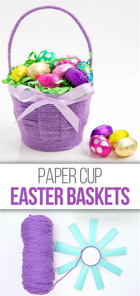 Mini Easter Basket Craft Mini Easter Basket Easter Basket Diy