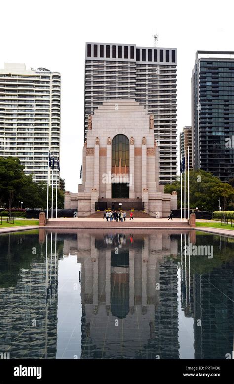 Anzac Wwi War Memorial Sydney Stock Photo Alamy