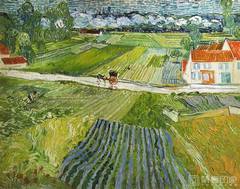 文森特威廉梵高 Vincent Willem van Gogh Landscape at Auvers after Rain 186 油画