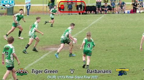 Emerald Tigers Green V Northern Barbarians U S Grand Final Best