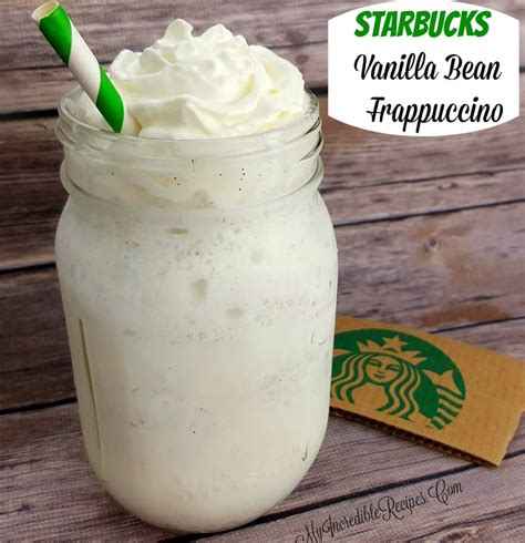 Starbucks Vanilla Bean Frappuccino- Copycat! - My Incredible Recipes