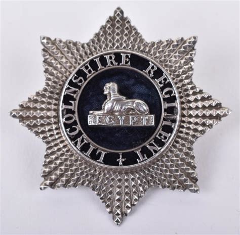 Ww2 Lincolnshire Regiment Officers Cap Badge