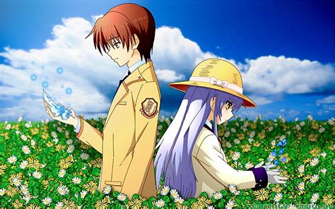 HD Wallpaper Anime Angel Beats Kanade Tachibana Yuzuru Otonashi