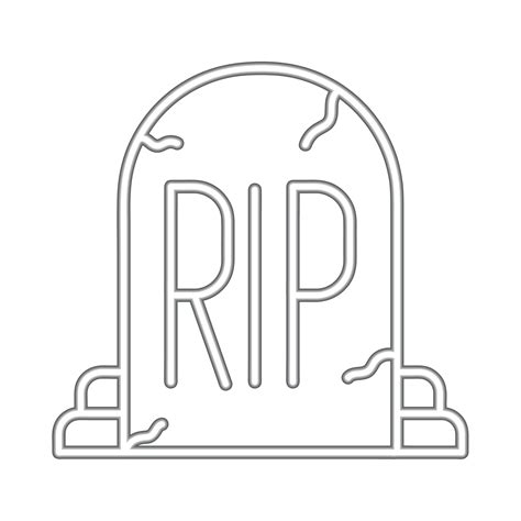 halloween tombstone rip 11407150 Vector Art at Vecteezy