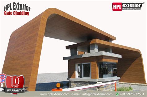 Wooden Hpl Exterior Wall Cladding Panel For Walls Thickness Mm