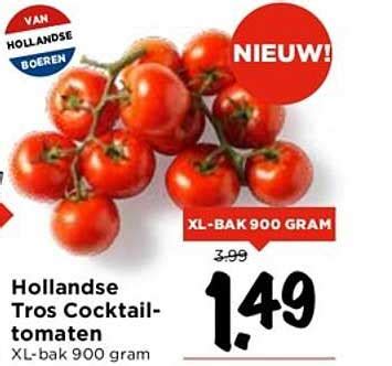 Hollandse Tros Cocktailtomaten Aanbieding Bij Vomar Folders Nl