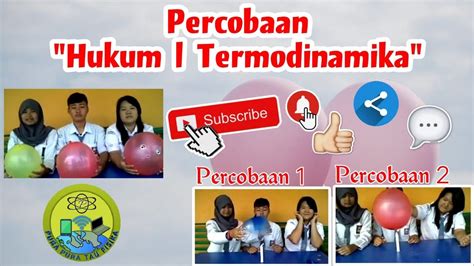 Hukum Termodinamika Praktikum Dan Penerapan Hukum 1 Termodinamika