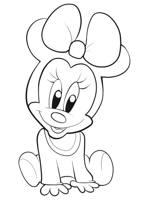 100 Desenhos De Minnie Mouse Para Colorir E Imprimir WONDER DAY