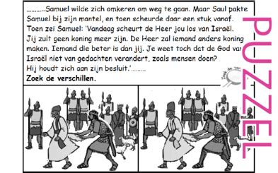 Puzzel Samuel Samuel Saul Amalekieten Geen Koning Meer