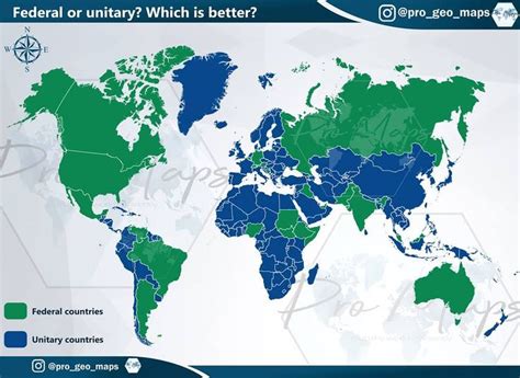 ProMaps on Instagram: “ Federal or Unitary system, which one is better ...