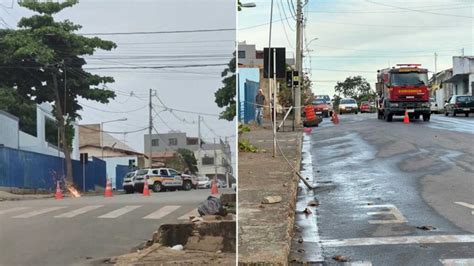 Fio De Alta Tens O Se Rompe Causa Grande Curto De Energia E Deixa