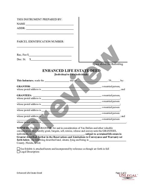 Pompano Beach Florida Enhanced Life Estate Or Lady Bird Deed Enhanced