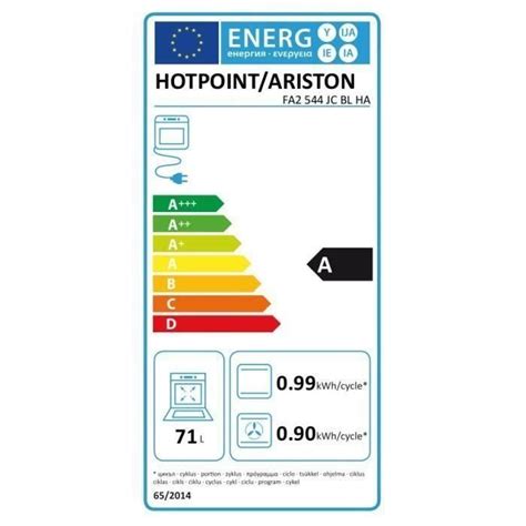 Four Lectrique Encastrable Catalyse Hotpoint Fa Jc Bl Ha Noir