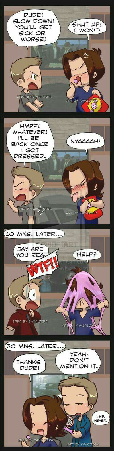 Pin By Brittany Bullock On Supernatural Supernatural Cartoon