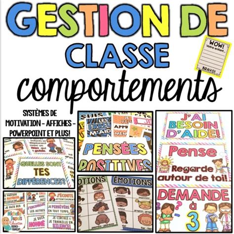 Gestion De Classe COMPORTEMENTS