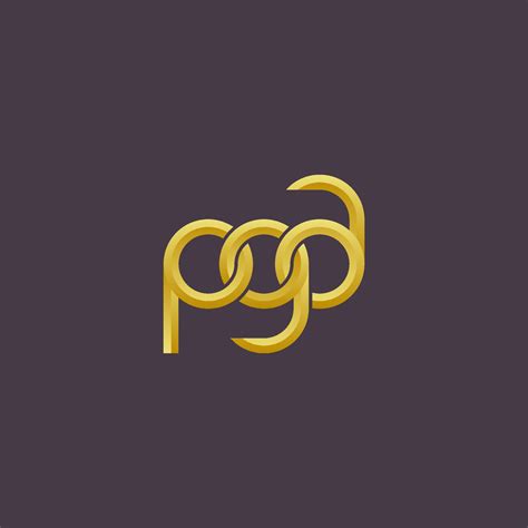 Letters PGA Logo Simple Modern Clean 16376888 Vector Art at Vecteezy