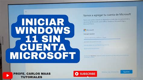 Cómo evitar poner cuenta de Microsoft en Windows 11 Actualizado