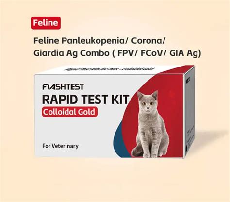 4009 Feline Panleukopenia Corona Giardia Ag Combo FPV FCoV GIA Ag