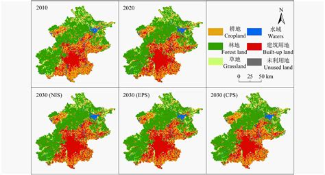 基于土地利用的北京市多情景模拟下生态服务价值影响评估