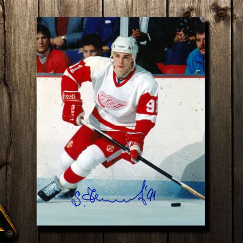 Sergei Fedorov Detroit Red Wings Autographed X Nhl Auctions