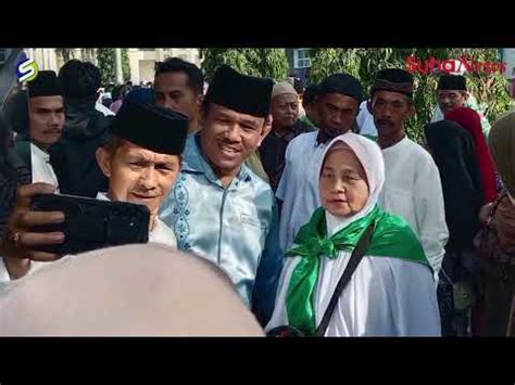 Keberangkatan Jemaah Haji Kabupaten Solok Tahun H Menuju