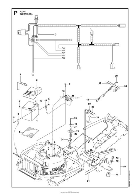 Husqvarna R322t Awd 966785801 2012 03 Parts Diagram For Electrical