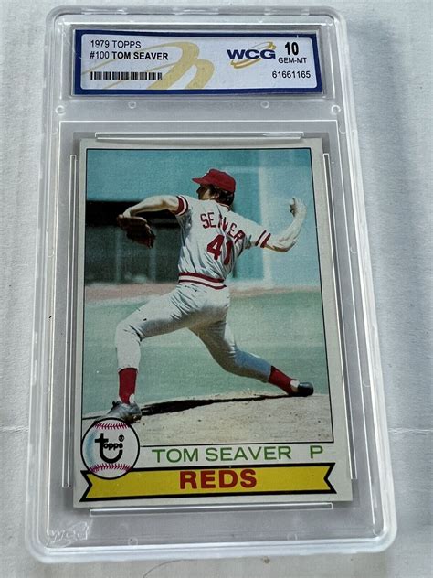 Topps Tom Seaver Wcg Gem Mint Reds Ebay