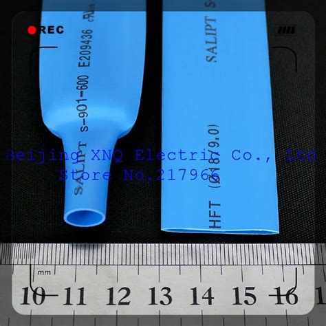 Mm Blue Shrink Tube Heat Shrink Tubing Heat Shrinkable Tube